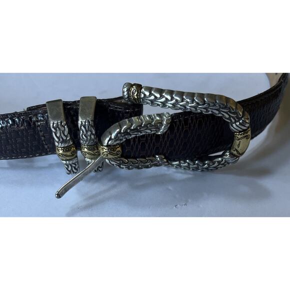 Woman’s‎ Brown Leather Brighton Belt Small 28” - Picture 1 of 4